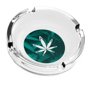 Glass Ashtray with Full Color Imprint