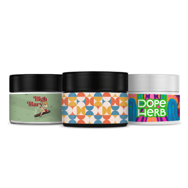 Custom Glass Jar – 2 oz – With Label