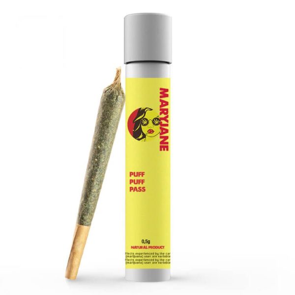 Glass Pre Roll Joint Tube with Custom Sticker / Label - Image 8