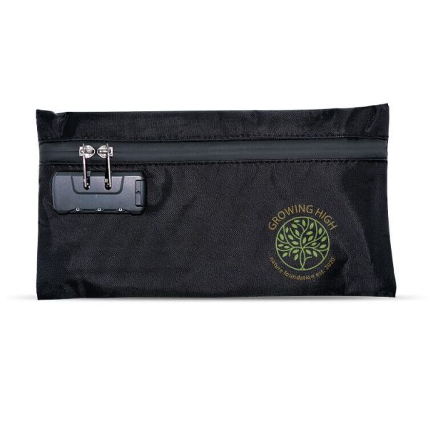 Custom Smell Proof Stash Bag with Combination Lock - Image 6