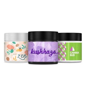 Custom Glass Jar – 4 oz – With Label