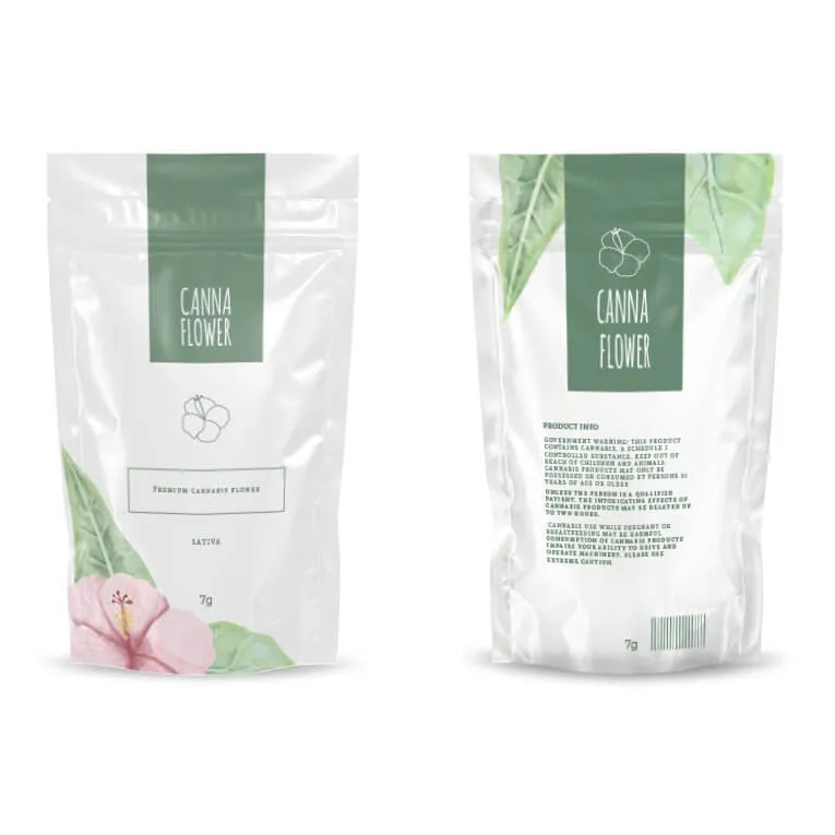 custom quarter ounce Mylar bags