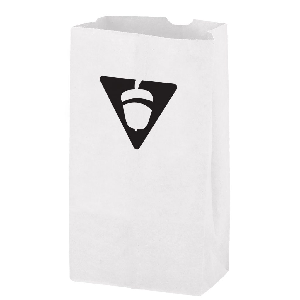 large custom Kraft exit bags