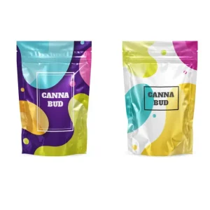 custom eighth oz Mylar bags